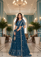 Designer Festive Butterfly Net Lehenga Choli with Elegant Embroidery