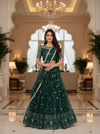 Designer Festive Butterfly Net Lehenga Choli with Elegant Embroidery
