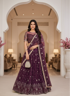 Designer Festive Butterfly Net Lehenga Choli with Elegant Embroidery